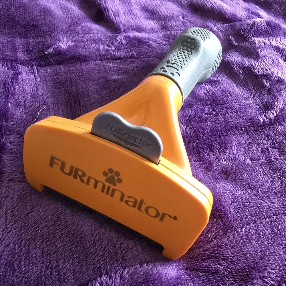 FURminator Deshedding Tool Dog Brush, Size M